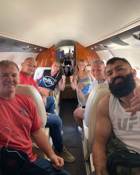 El American Top Team: Kayla Harrison, Paige VanZant, Junior dos Santos, Austin Vanderford, Andrei Arlovski y Dan Lambert