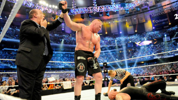Brock Lesnar pone fin a la racha del Undertaker en WrestleMania Brock Lesnar pone fin a la racha del Undertaker en WrestleMania