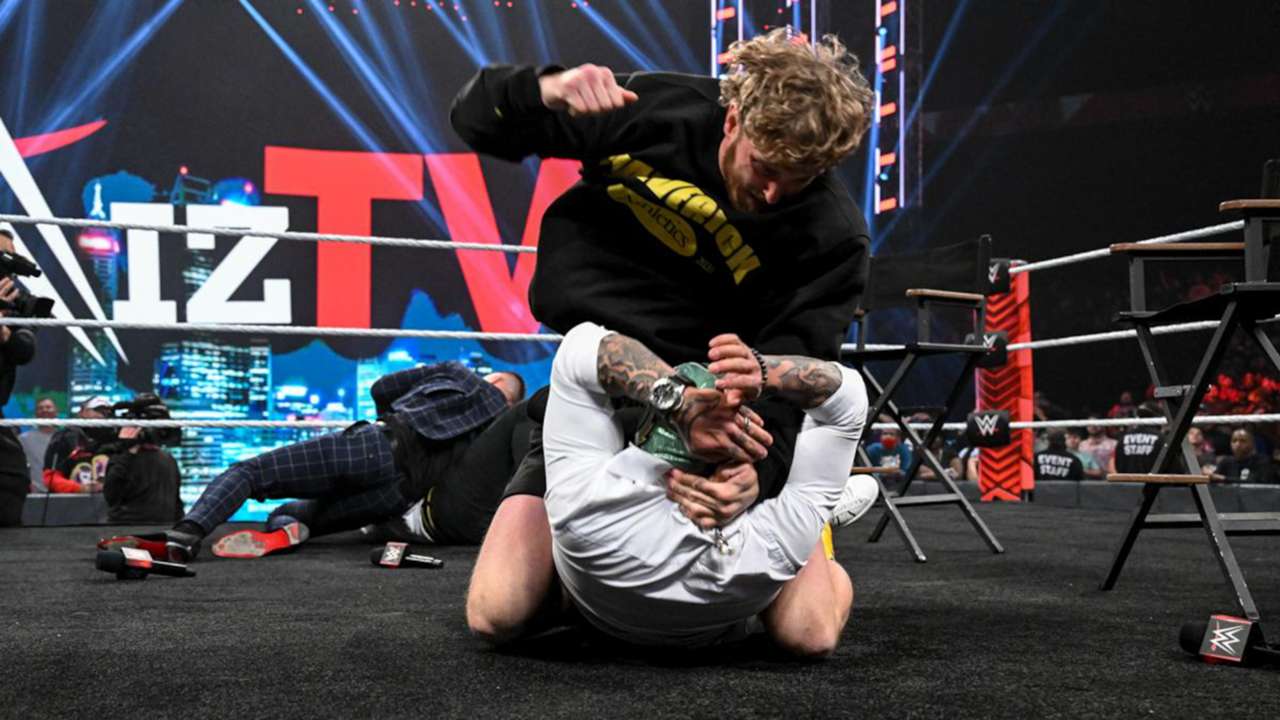Logan Paul durante Miz TV
