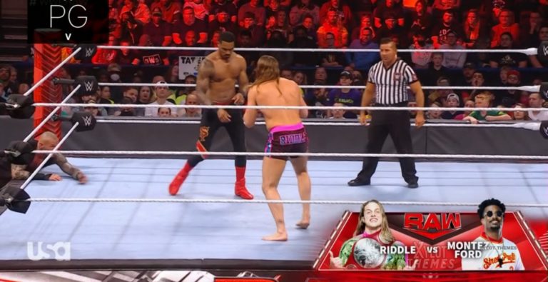 riddle vs montez ford raw 14 de marzo 2022
