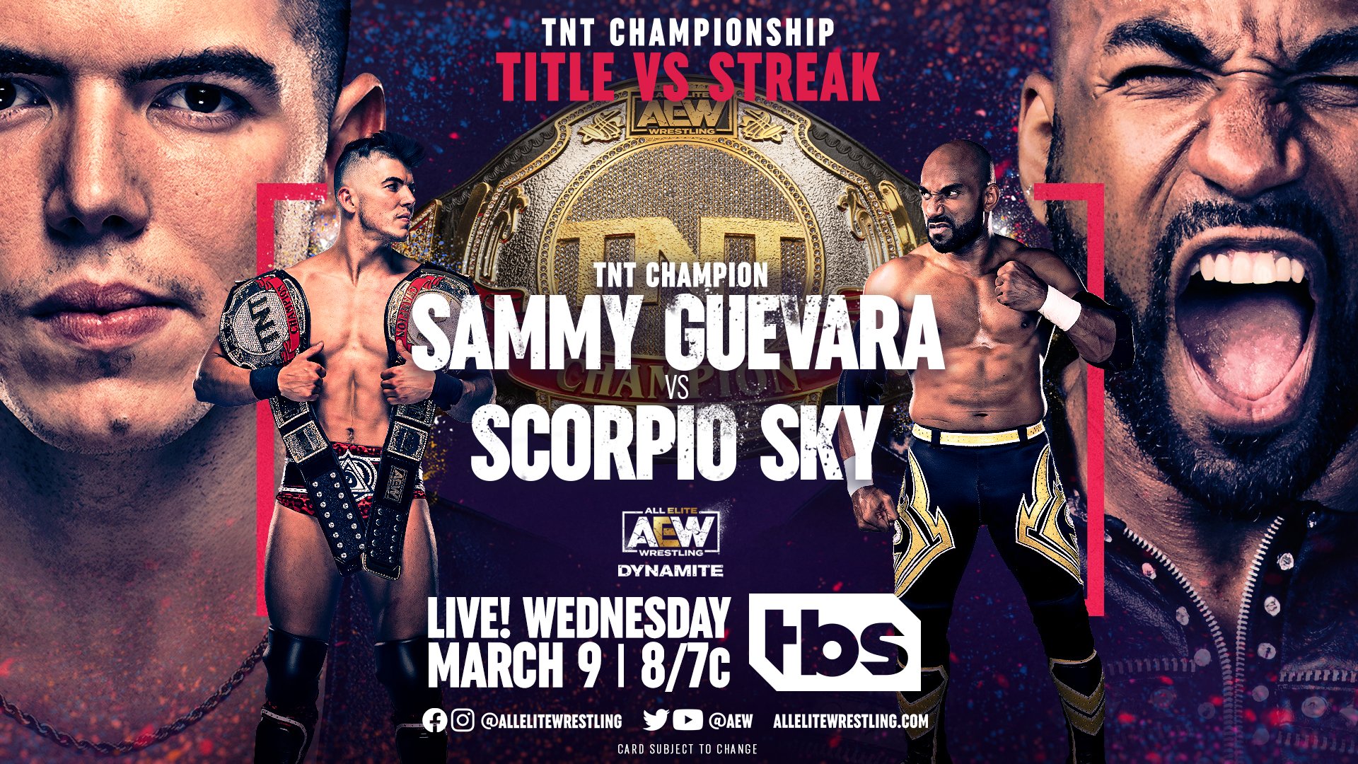 Sammy Guevara vs Scorpio Sky - AEW Dynamite 9 de marzo 2022