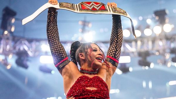 Bianca Belair como Campeona Raw