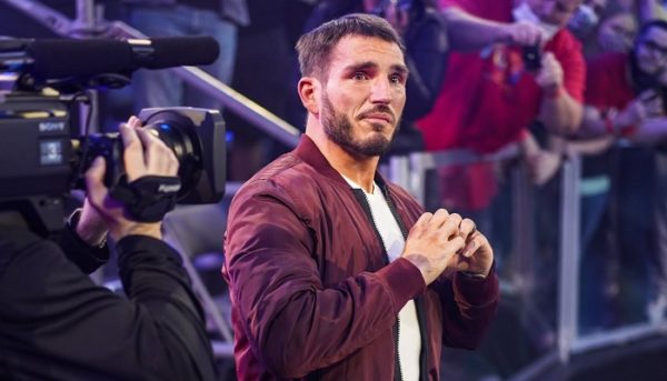 Johnny Gargano despidiéndose de WWE en 2021