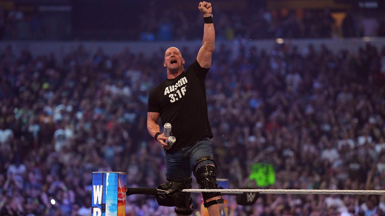 Stone Cold Steve Austin en WrestleMania 38 - WWE