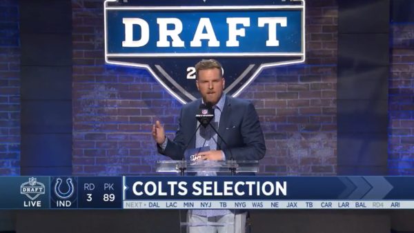 Pat McAfee en el Draft de la NFL