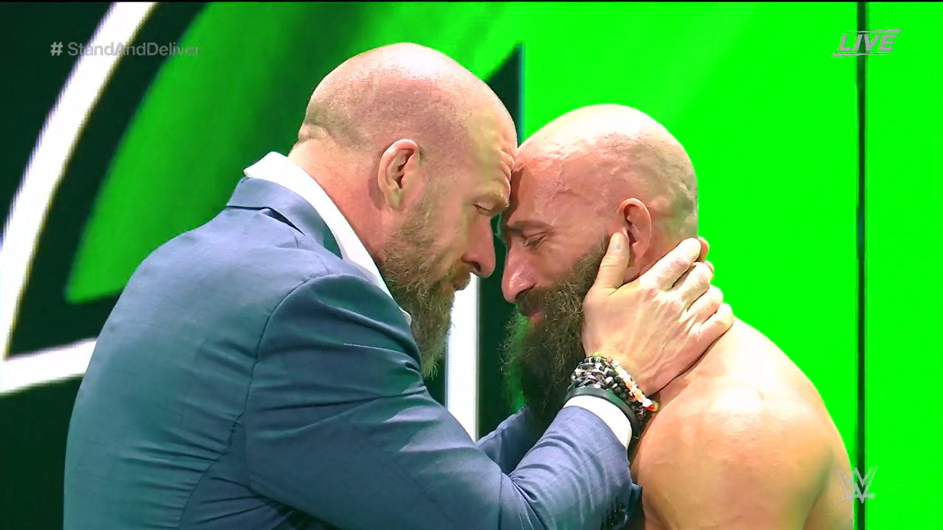 Tommaso Ciampa y Triple H - NXT Stand and Deliver 2022