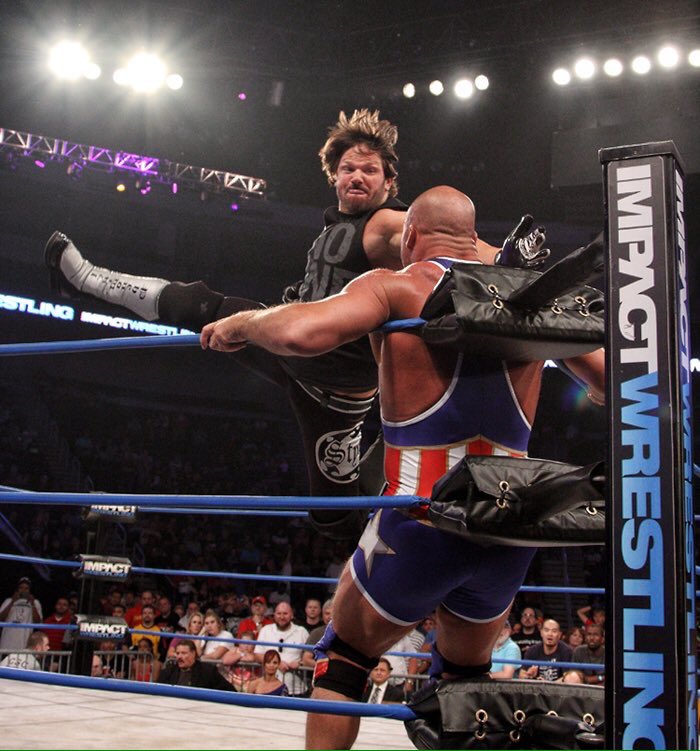 Kurt Angle vs. AJ Styles en TNA Kurt Angle vs. AJ Styles en TNA