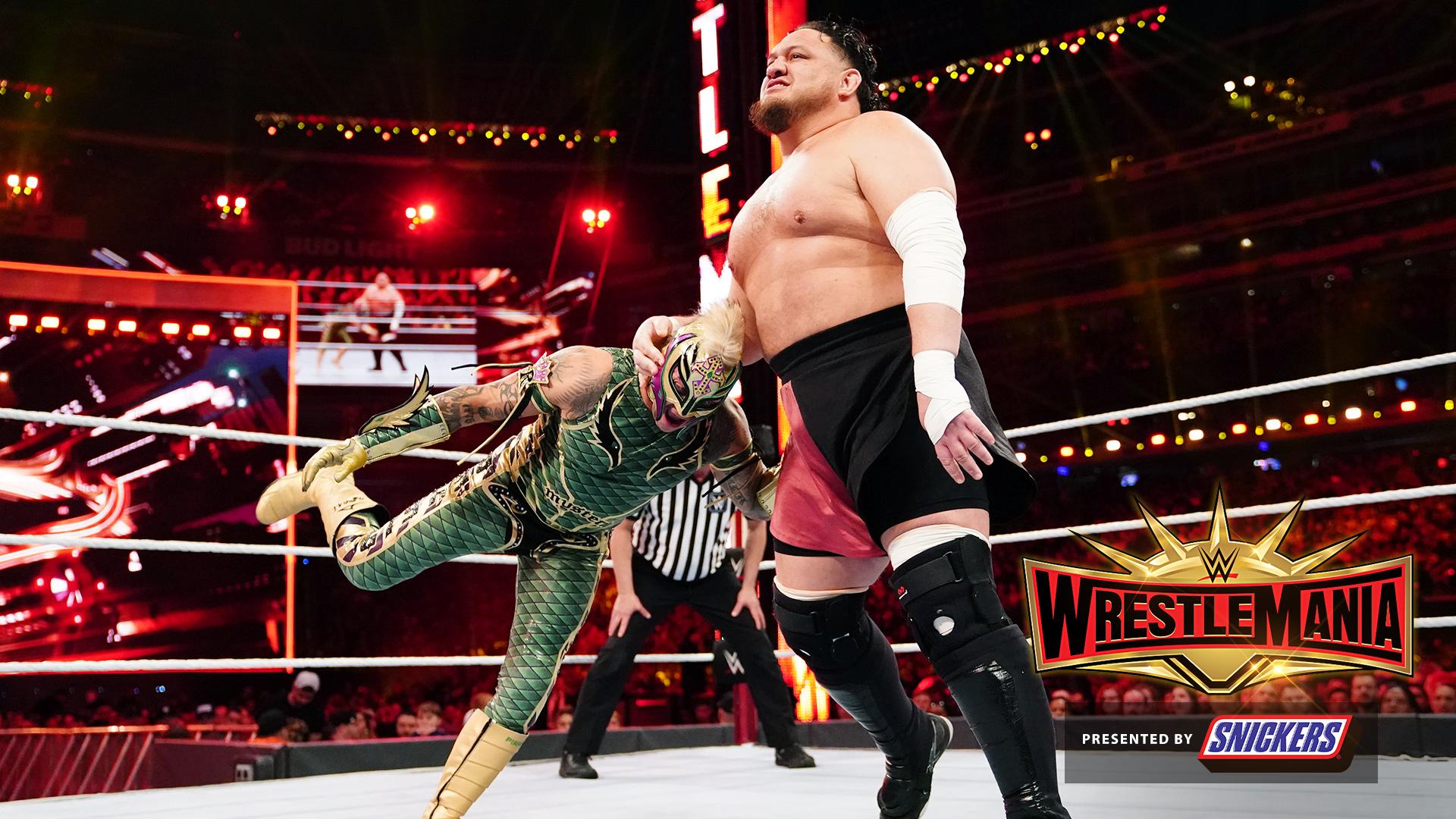 Rey Mysterio vs. Samoa Joe por el Campeonato de Estados Unidos en WrestleMania 35