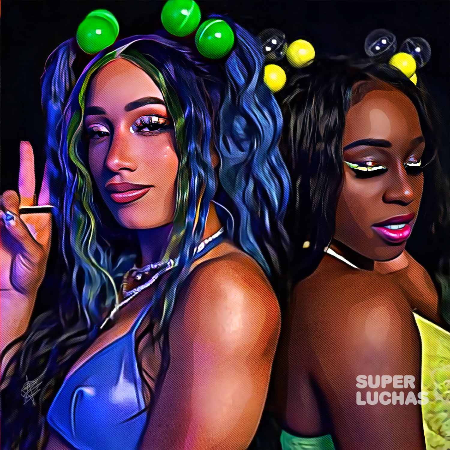 Sasha Banks y Naomi