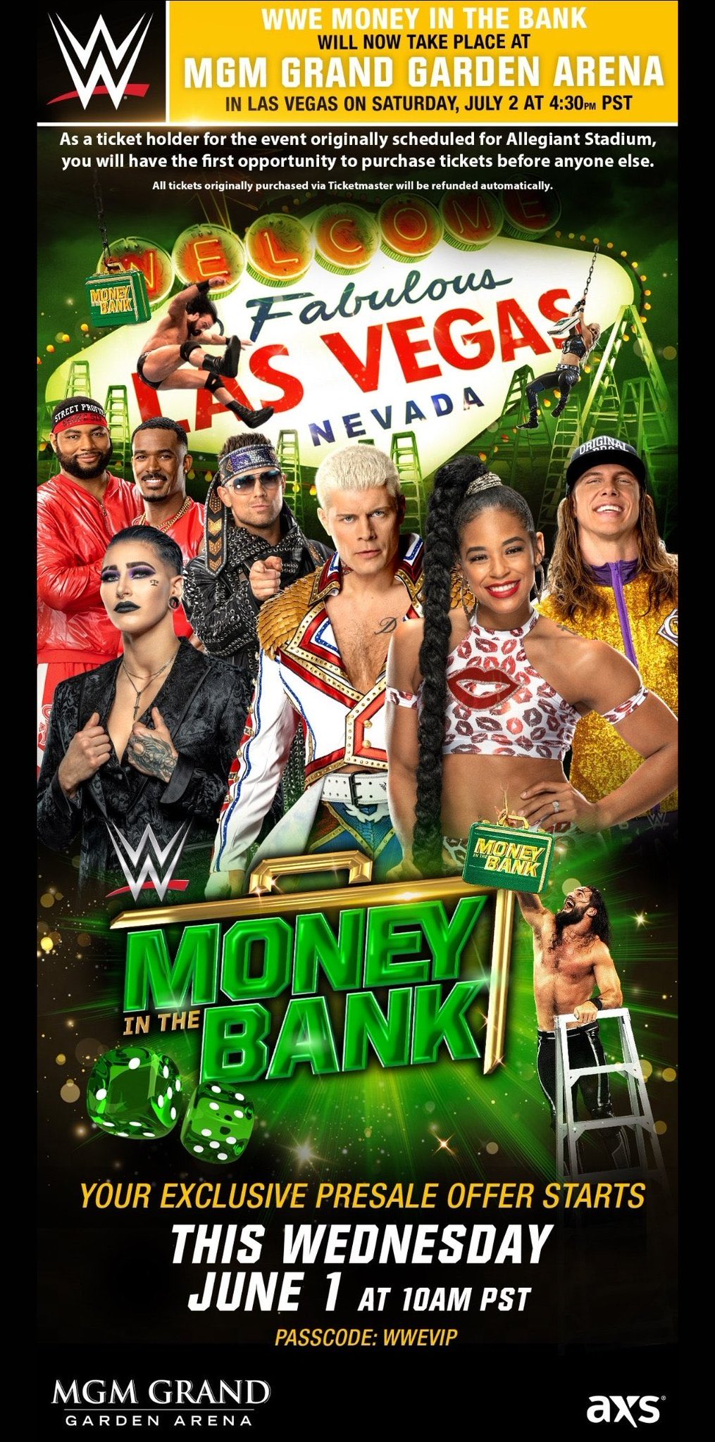 Afiche de Money in the Bank 2022