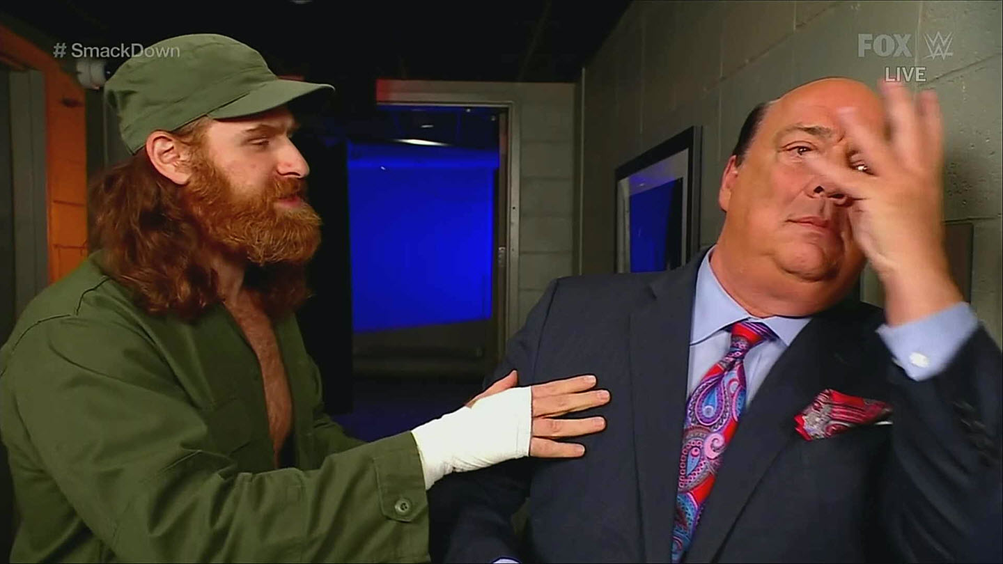 Sami Zayn y Paul Heyman - WWE SmackDown 6 de mayo 2022