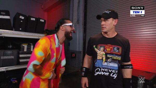 John Cena y Seth Rollins