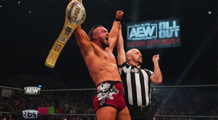 Wardlow ganando el Campeonato TNT en AEW Dynamite, 06-07-2022