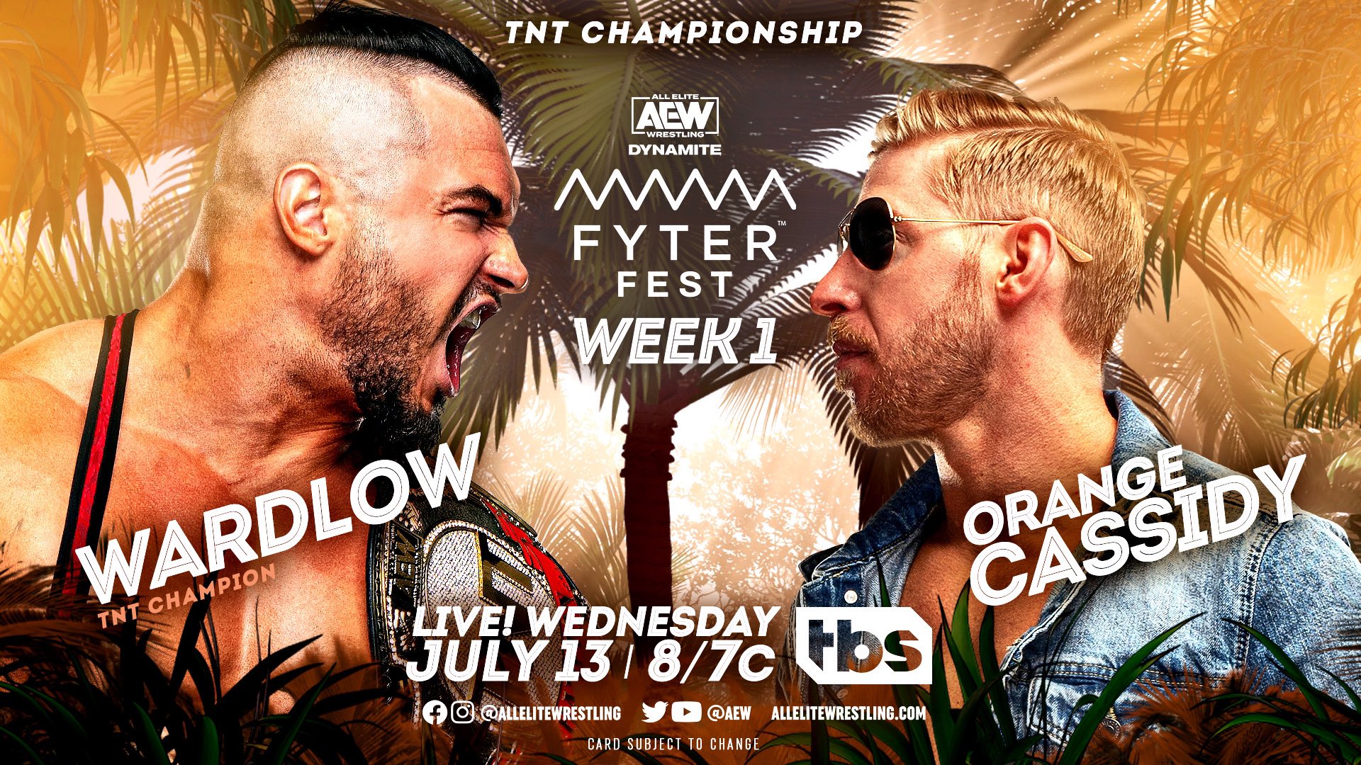 Wardlow vs. Orange Cassidy por el Campeonato TNT en la Noche 1 de AEW Fyter Fest 2022 (13/07/2022) / AEW