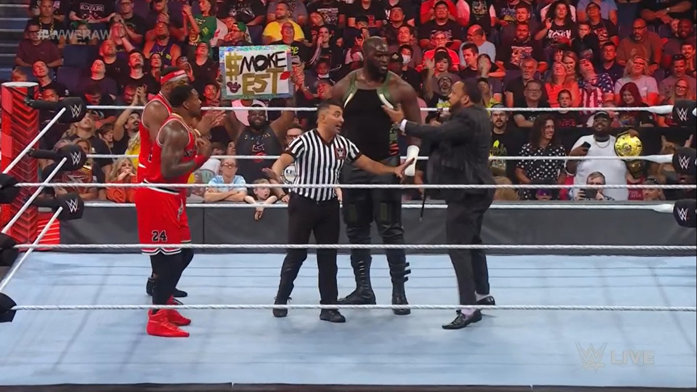 the street profits vs omos y mvp raw 18 de julio 2022