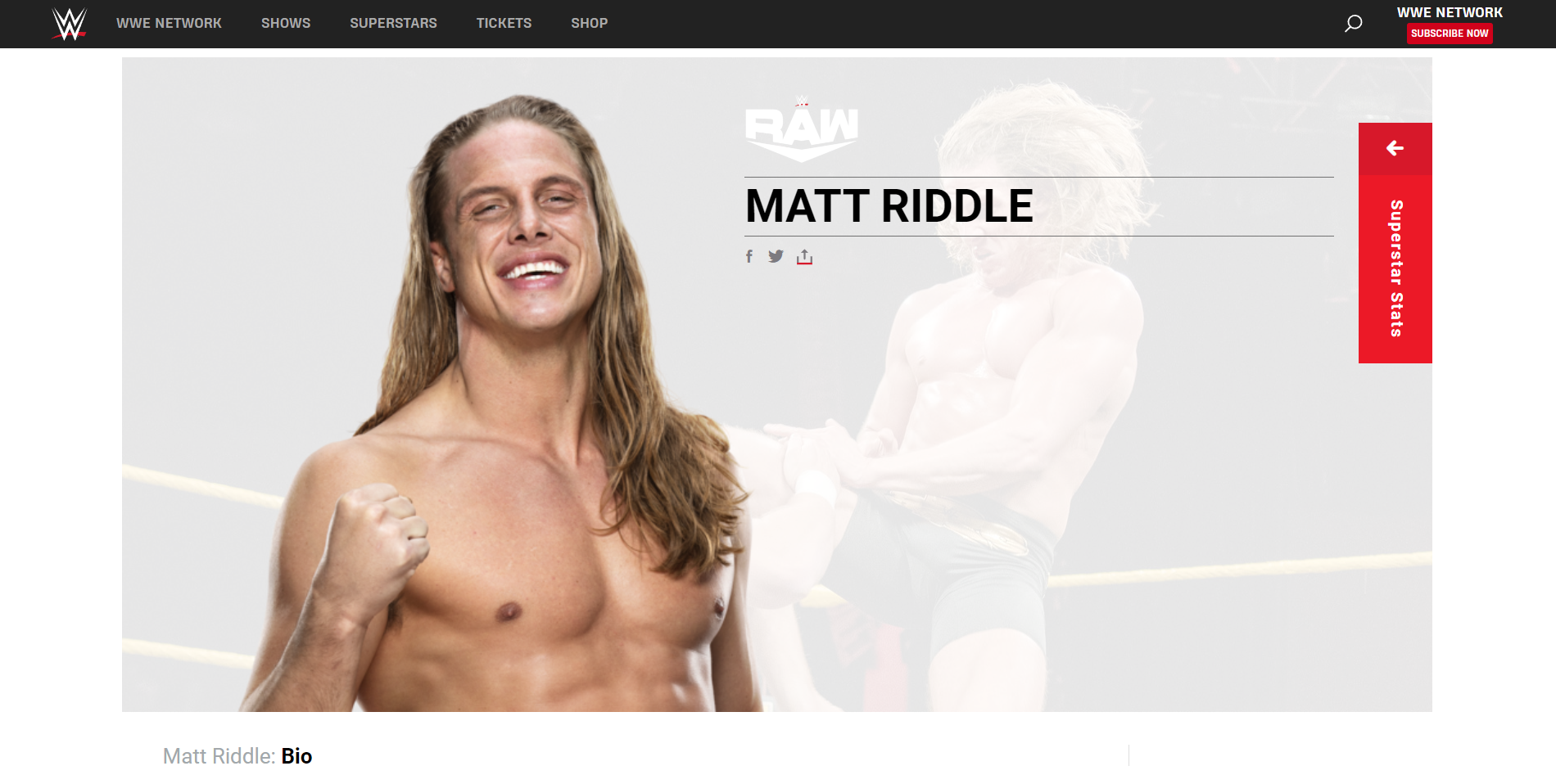 WWE vuelve a utilizar el nombre de Matt Riddle al completo Superluchas