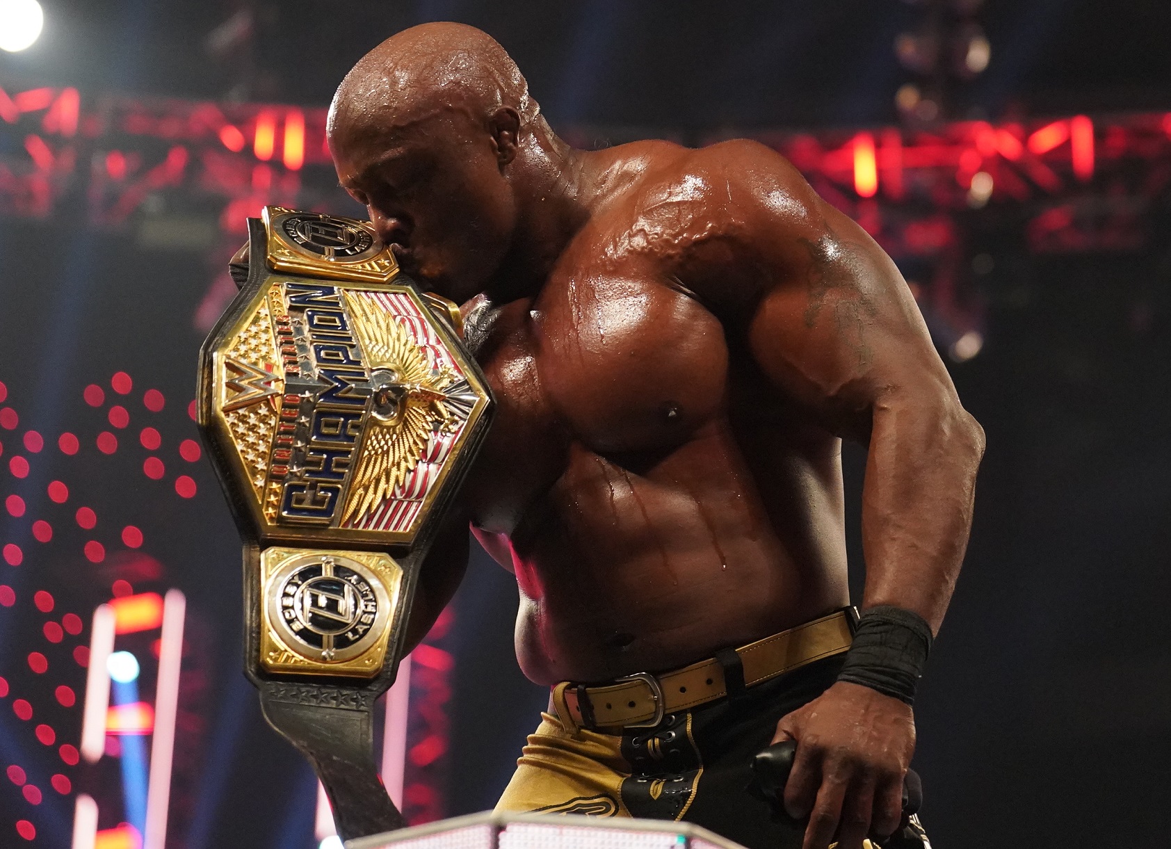 Bobby Lashley actual Campeon de los Estados Unidos