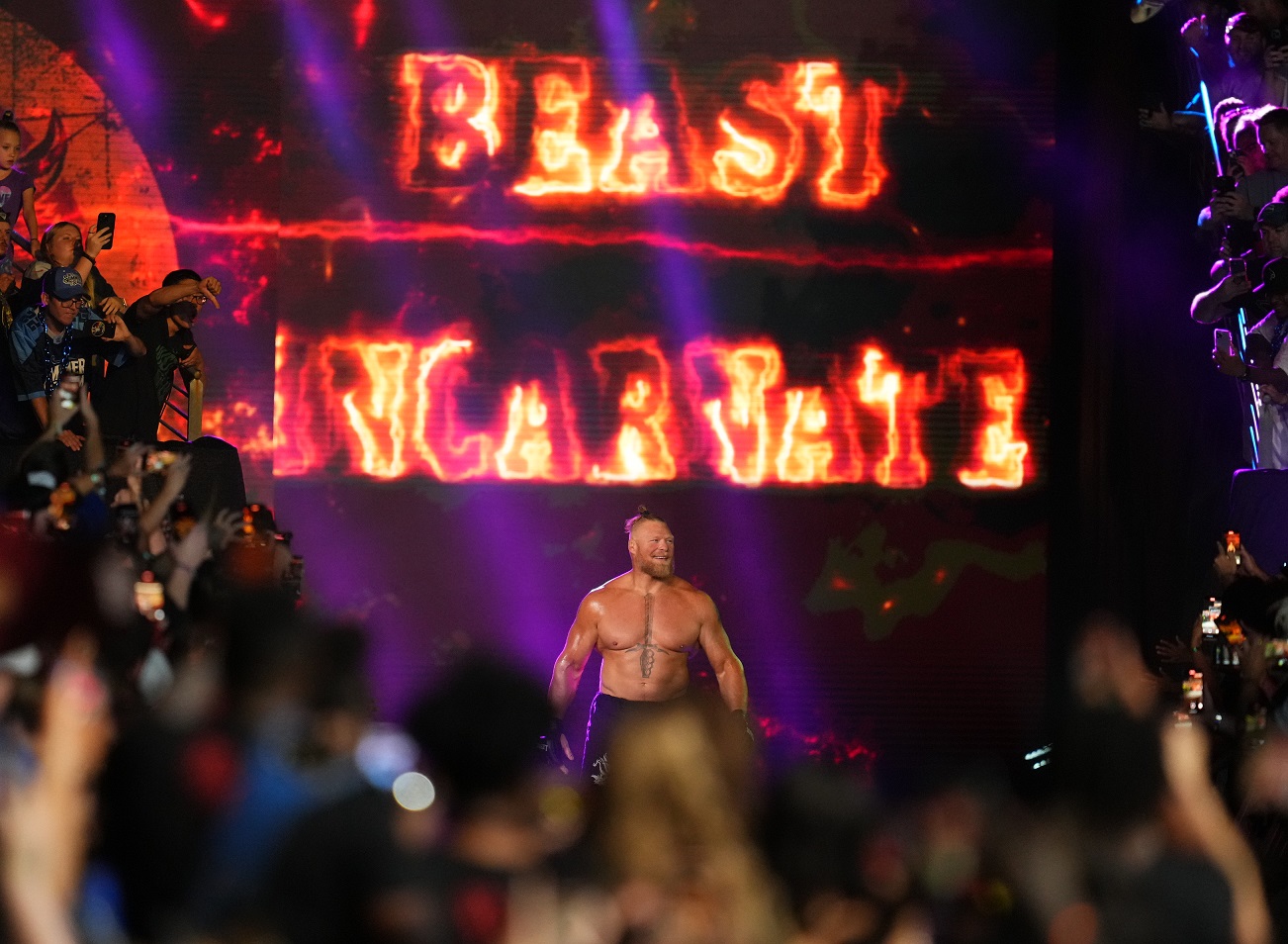 Brock Lesnar en SummerSlam 2022 Brock Lesnar en SummerSlam 2022