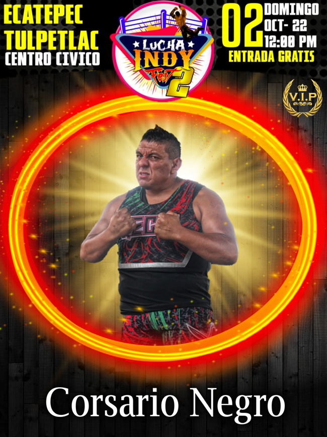 Corsario Negro Lucha Indy Fest 2