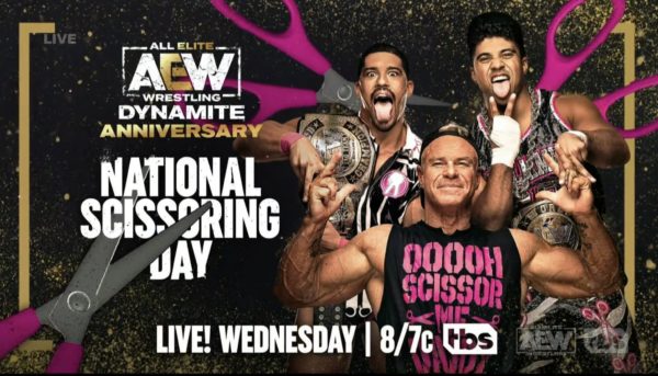 National Scissoring Day AEW