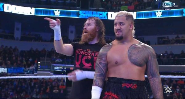 Sami Zayn y Solo Sikoa - WWE SmackDown 30 de septiembre 2022.