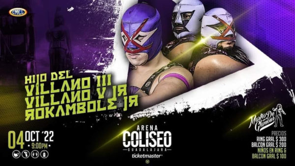 Villano V Jr Rokambole Jr Hijo del Villano III