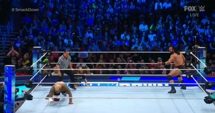 drew mcintyre vs solo sikoa smackdown 9 de septiembre 2022