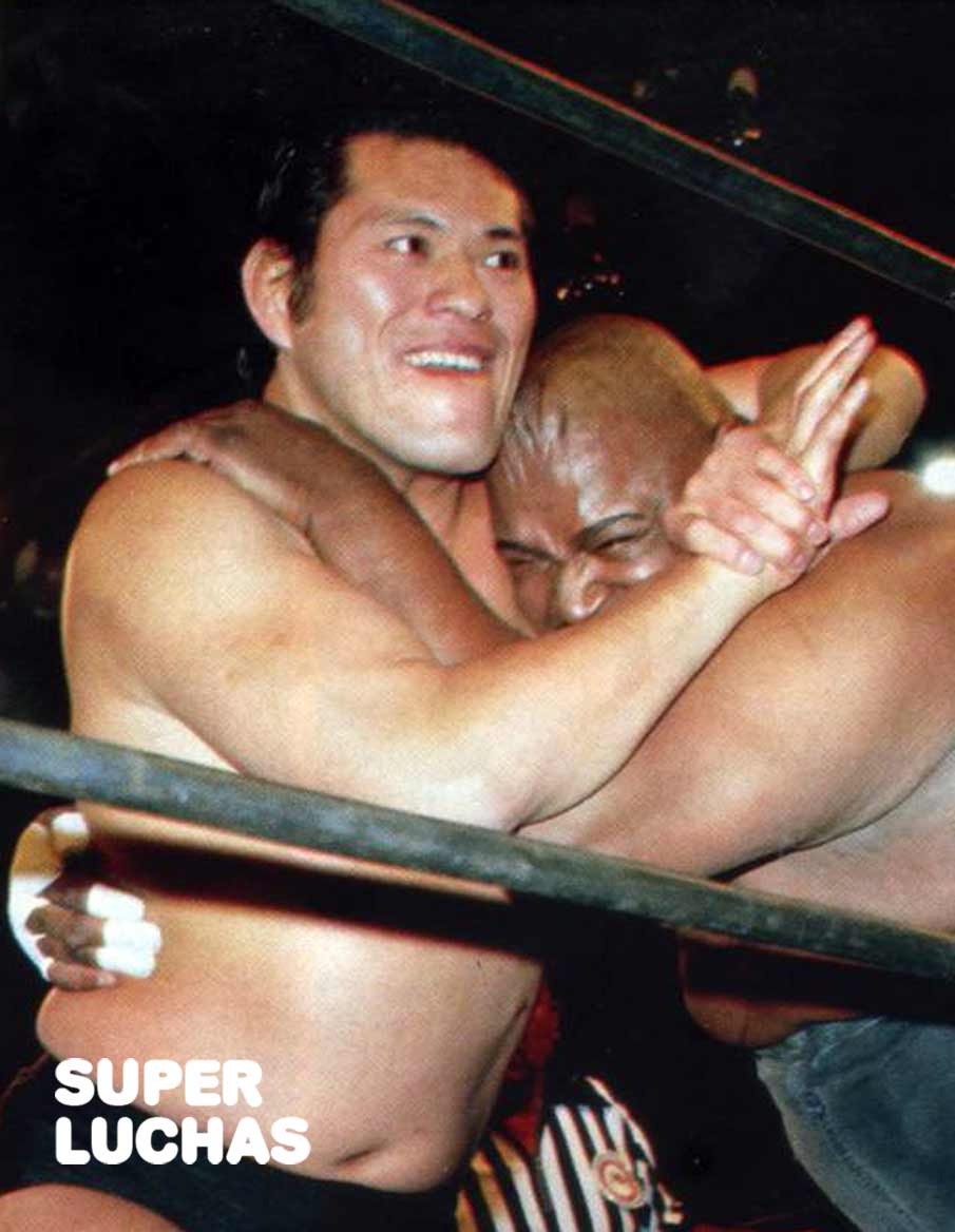 Antonio Inoki y Fujinami vs Perro Aguayo y Abdullah 02 Antonio Inoki y Fujinami vs Perro Aguayo y Abdullah 02