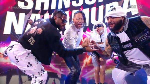 Hit Row Ashante Thee Adonis B FAB y Top Dolla y Shinsuke Nakamura en WWE SmackDown 28 de octubre de 2022 WWE