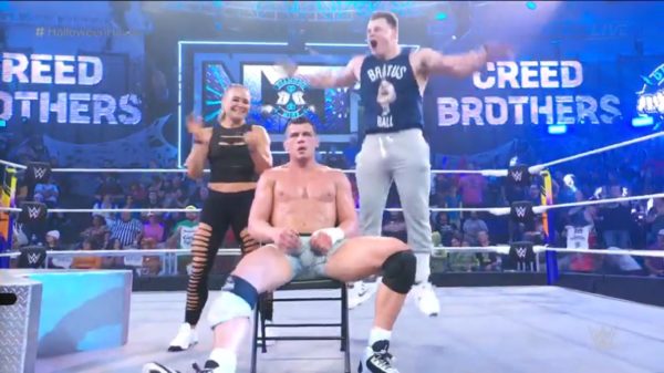 Ivy Nile Julius Creed Brutus Creed NXT Halloween Havoc 2022