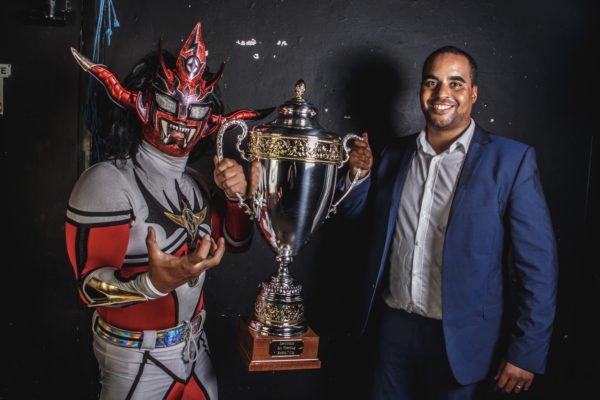 Jushin Liger y Andy Quildan @AQuildan