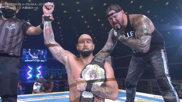 Karl Anderson y Luke Gallows en NJPW Dominion 6 12