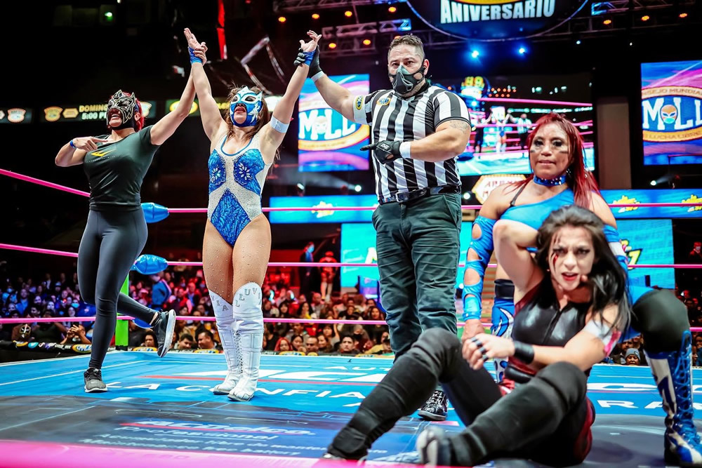 Lluvia, primera finalista por el Campeonato Universal CMLL Superluchas