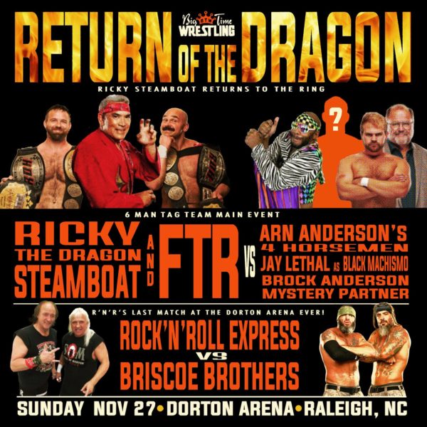Ricky Steamboat Return of the Dragon regresa (27/11/2022) / Big Time Wrestling Ricky Steamboat Return of the Dragon regresa (27/11/2022) / Big Time Wrestling