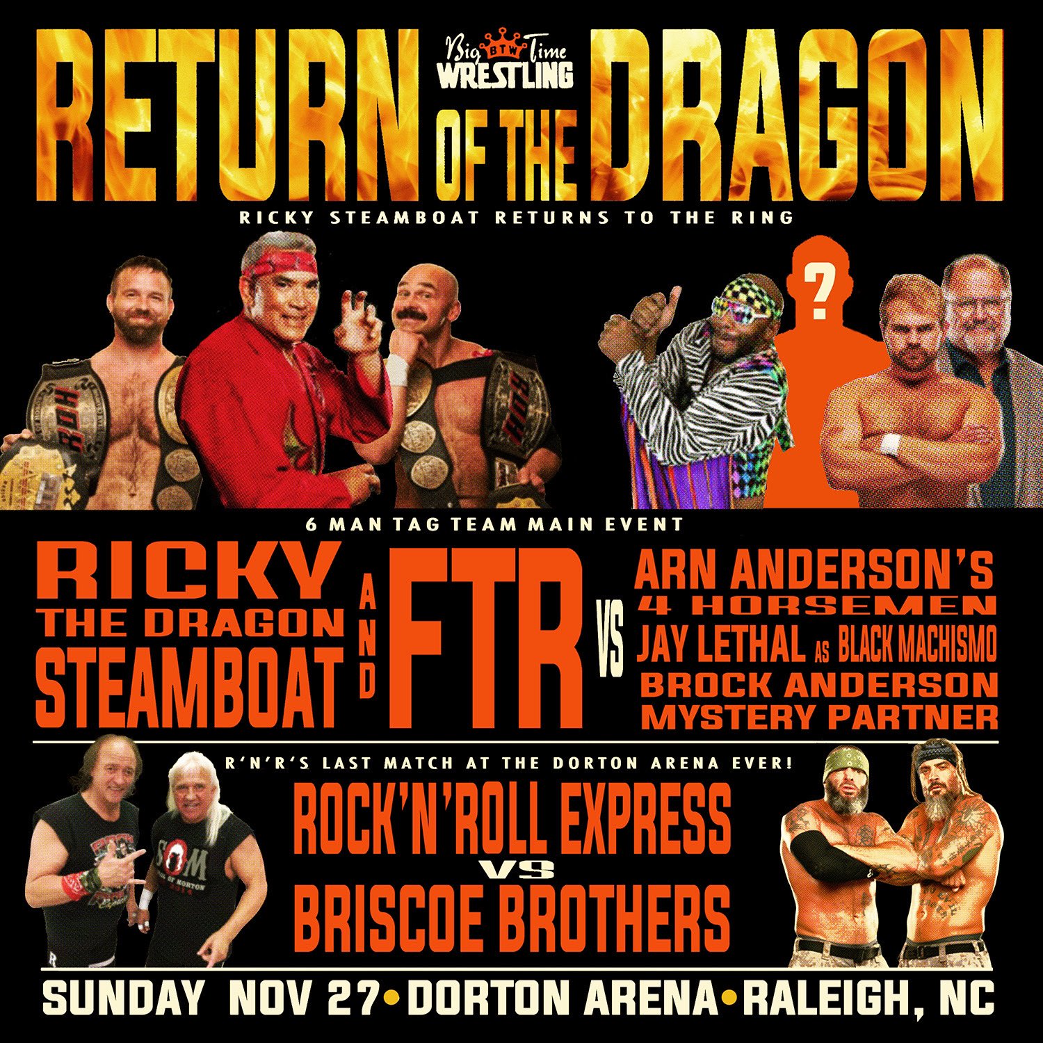 Ricky Steamboat Return of the Dragon regresa (27/11/2022) / Big Time Wrestling Ricky Steamboat Return of the Dragon regresa (27/11/2022) / Big Time Wrestling