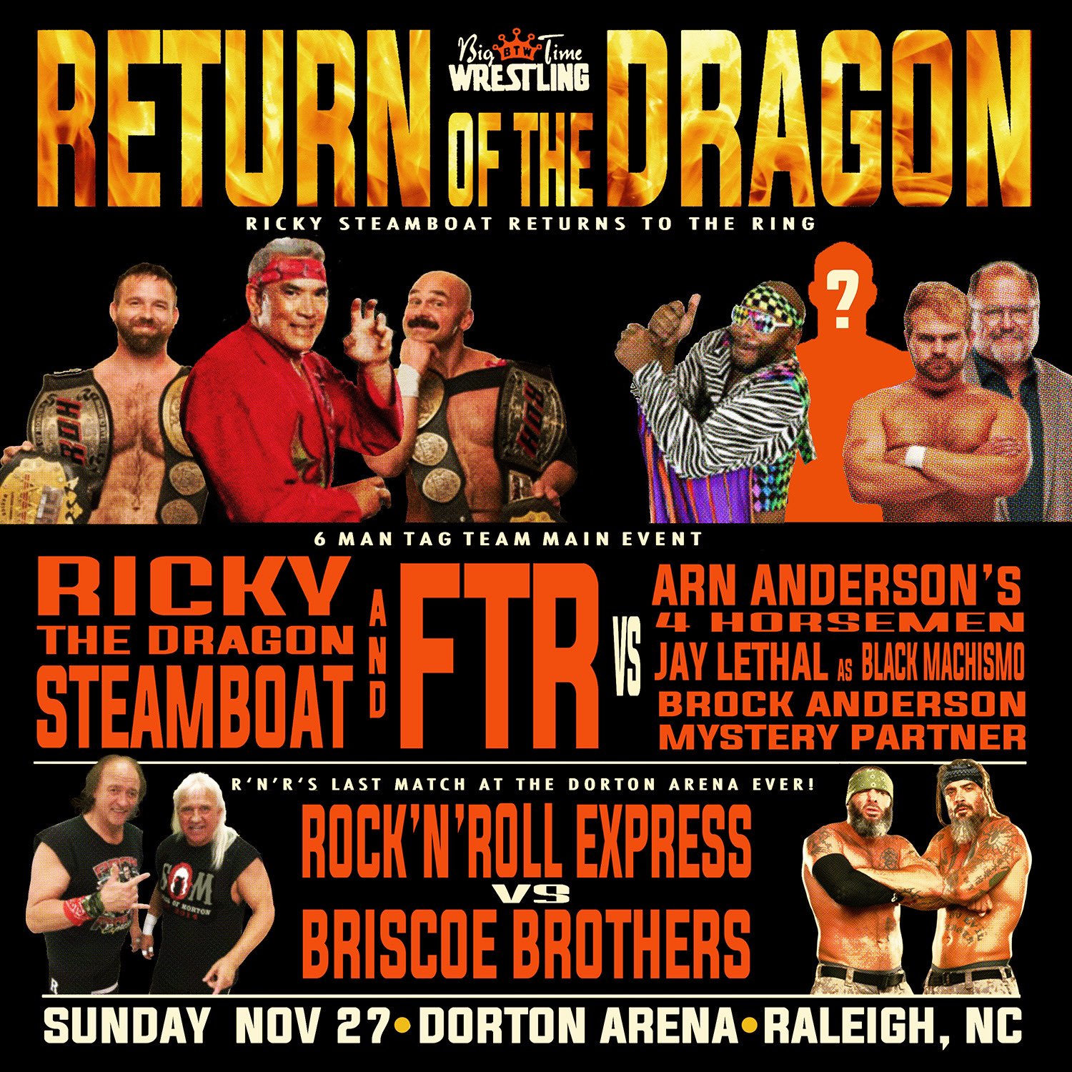 Ricky Steamboat Return of the Dragon regresa (27/11/2022) / Big Time Wrestling