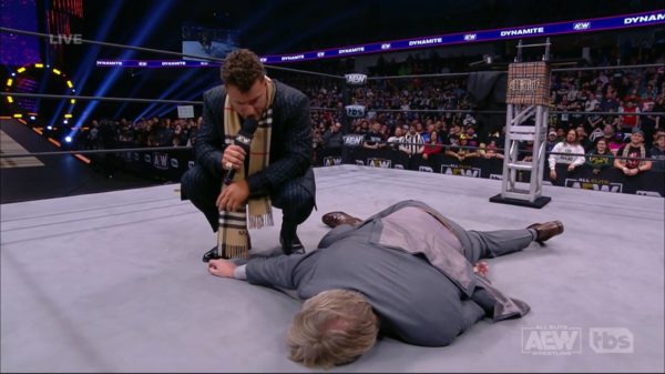 MJF atacó a William Regal - AEW Dynamite 30 de noviembre de 2022