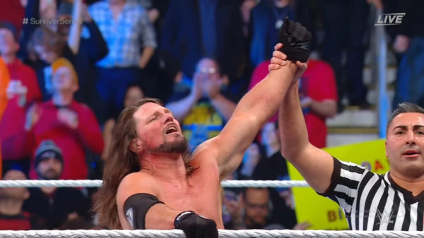 AJ Styles Survivior Series WarGames