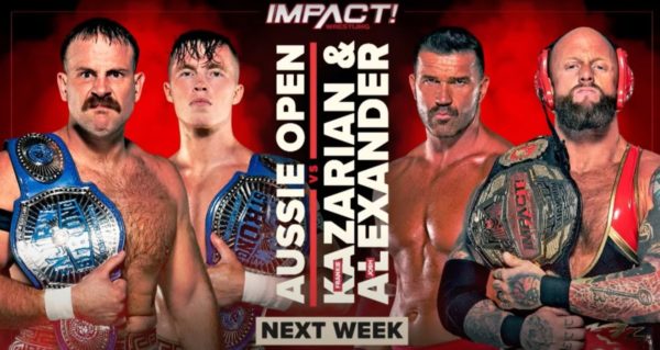 Aussie Open vs Frankie Kazarian y Josh Alexander Impact 03 11 2022 Aussie Open vs Frankie Kazarian y Josh Alexander Impact 03 11 2022