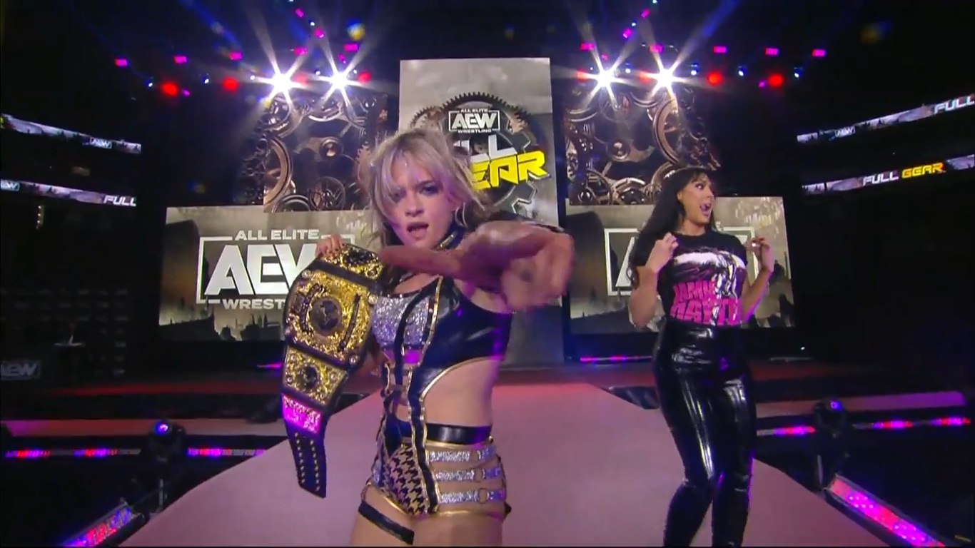 Jamie Hayter nueva Campeona Mundial Interina AEW en Full Gear 2022 AEW