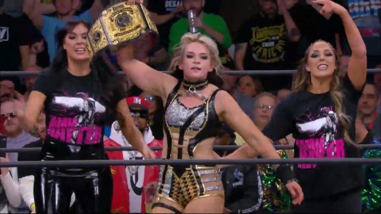 Jamie Hayter nueva Campeona Mundial Interina AEW en Full Gear 2022 Britt Baker Rebel AEW 2