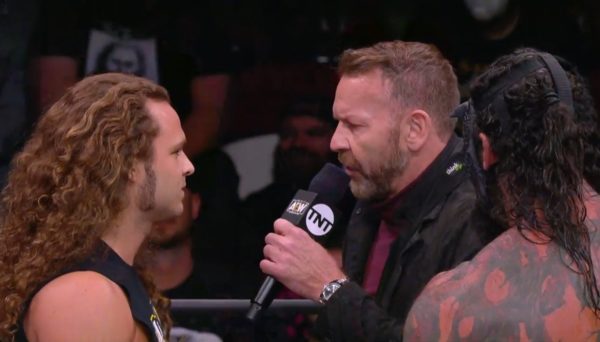 Jungle Boy junto a Christian Cage y Luchasaurus en AEW Rampage 11 de noviembre 2022 Jungle Boy junto a Christian Cage y Luchasaurus en AEW Rampage 11 de noviembre 2022