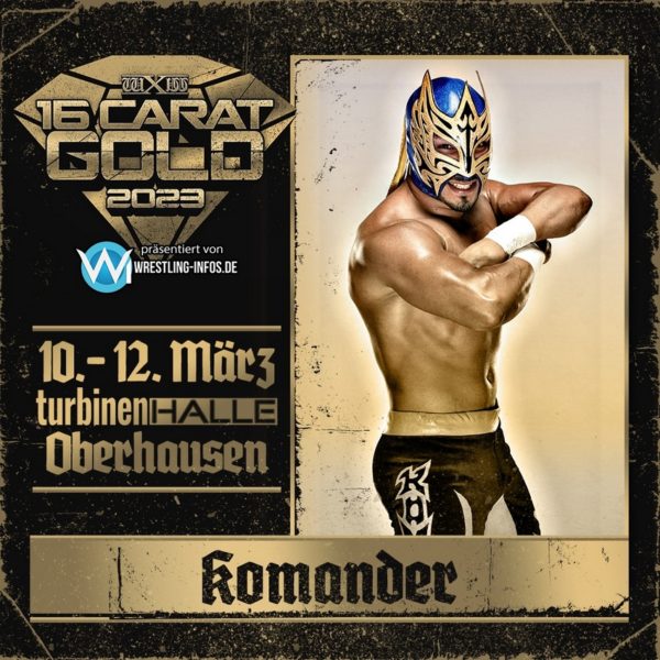 Komander anunciado para el Carat Gold 2023 de wXw