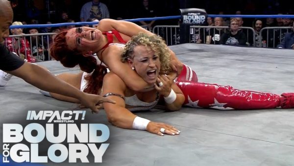 Masha Slamovich y Jordynne Grace en Bound For Glory 2022