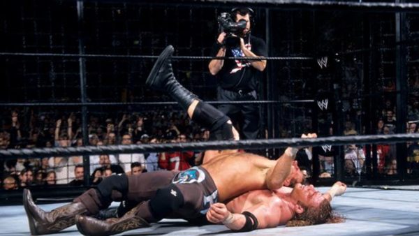 Shawn Michaels y Triple H en Survivor Series 2002 WWE Shawn Michaels y Triple H en Survivor Series 2002 WWE