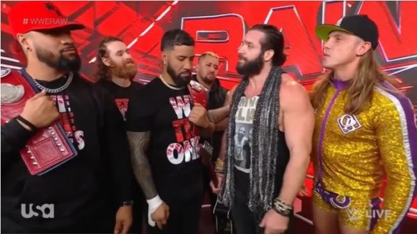 The Bloodline junto a Elias y Riddle - WWE Raw 28 de noviembre 2022