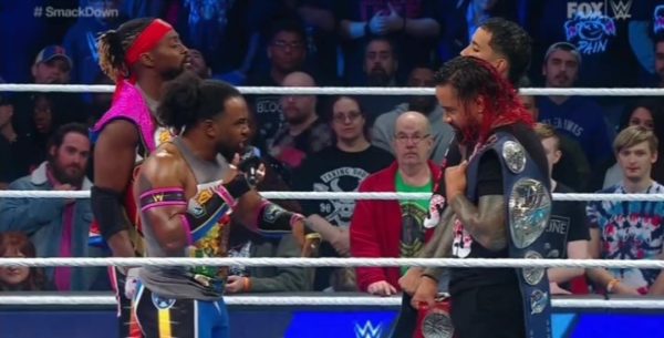 The Usos y The New Day en WWE SmackDown 4 de noviembre 2022