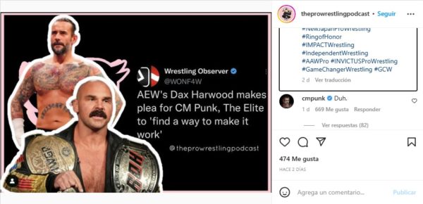 CM Punk en @theprowrestlingpodcast