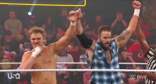 Josh Briggs y Brooks Jensen en NXT (6 de diciembre de 2022) / WWE