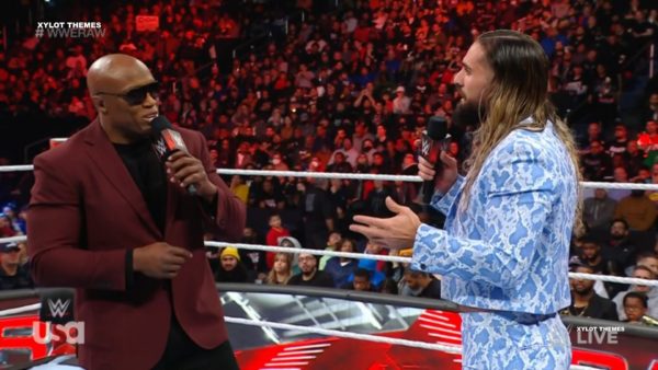 Seth Rollins y Bobby Lashley en WWE RAW 5 de diciembre 2022